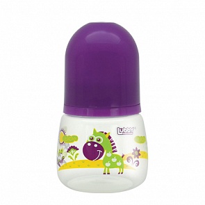 Бутылочка с соской 60 мл. из серии Русские мотивы, от 0 мес. (Lubby, 12032/144/12)